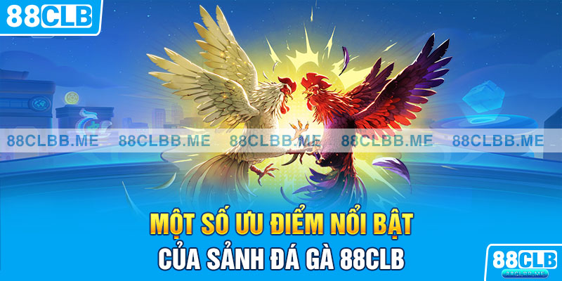 Một số ưu điểm nổi bật của đá gà 88CLB