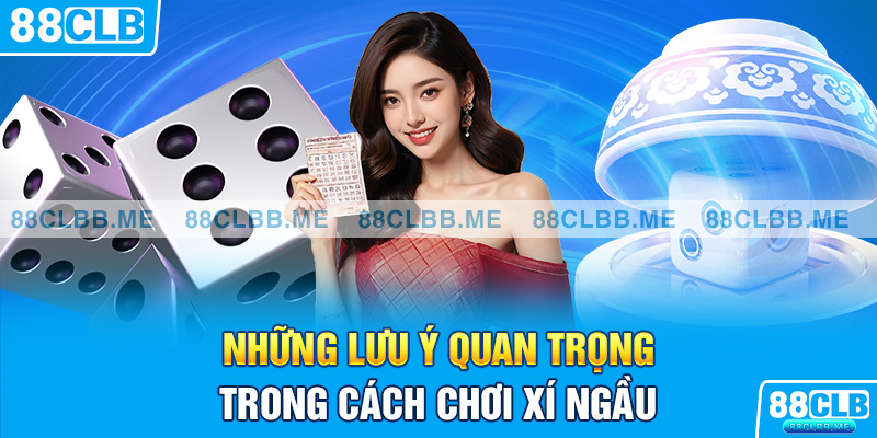 Những lưu ý quan trọng trong cách chơi xí ngầu